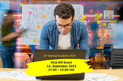 Kick-Off der EY Startup Academy: am 14.09.23 vor Ort & per Stream