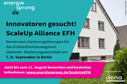 ScaleUp Alliance EFH: Gemeinsam die Sanierung im Einfamilienhausmarkt skalieren