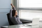 Entspannungsübungen am Arbeitsplatz